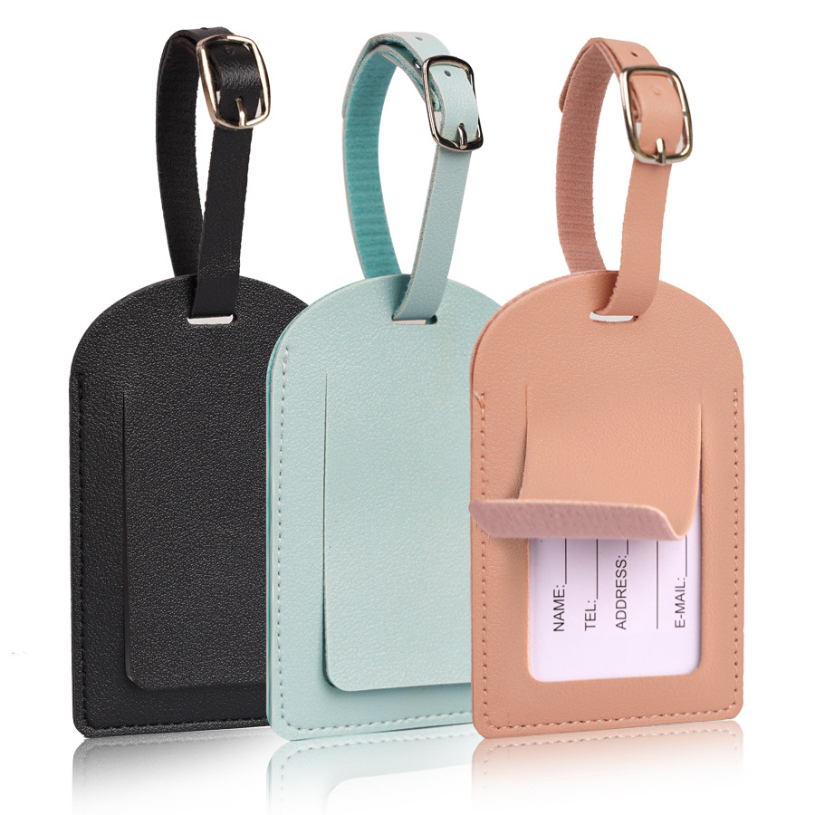 Men Accessories Name - Tag Bagasi Wanita Pria Kulit PU
