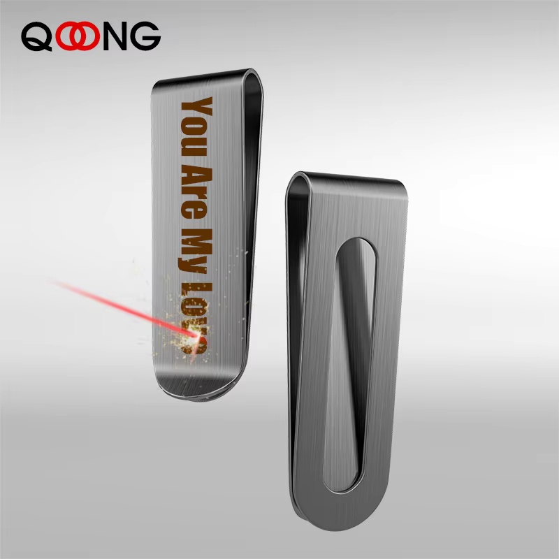 Money Clip Slim - Penjepit Uang Stainless Steel Warna Perak