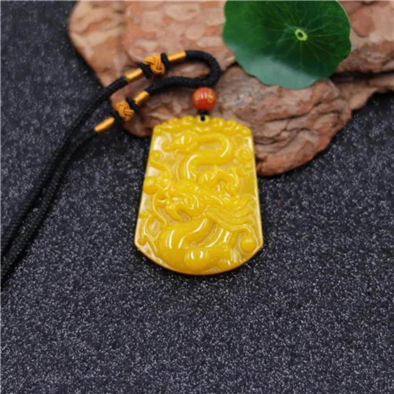 Men Accessories For Hand - Grosir Kuning Giok Naga Giok Liontin