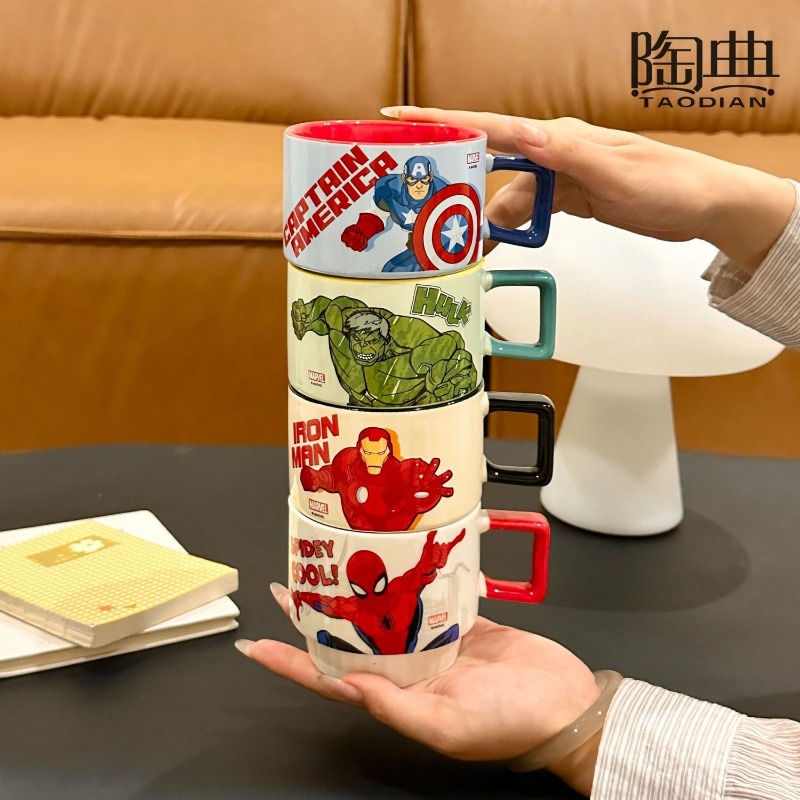 Men Accessories To Look Good - Mug Keramik Jenga Avengers Marvel Animation