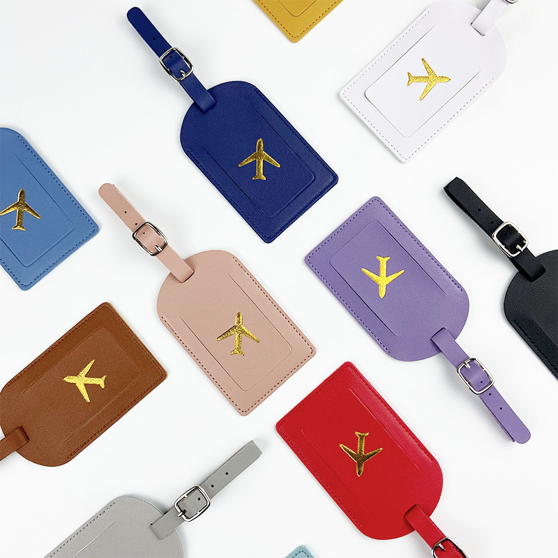 Men Accessories Name - Tag bagasi pria wanita kulit Pu