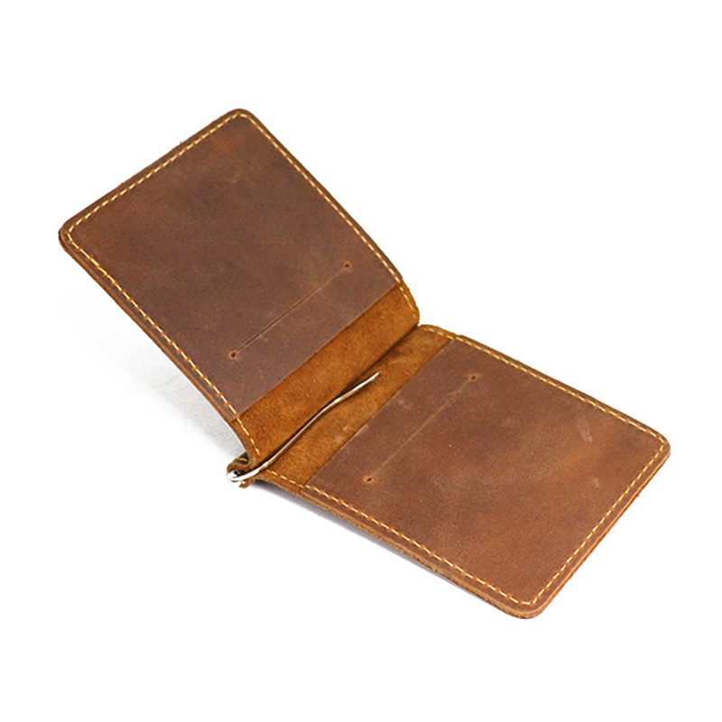 Money Clip Slim - Kulit Asli Buatan Tangan Uang Klip