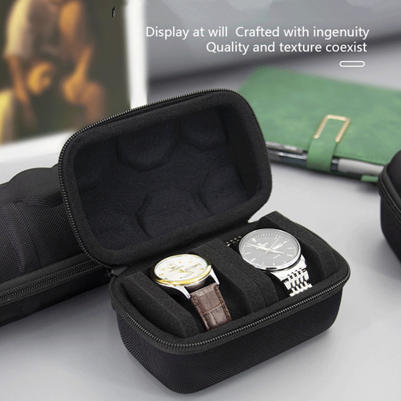 Men Accessories Organiser - Kotak Jam Tangan EVA Travel Roll