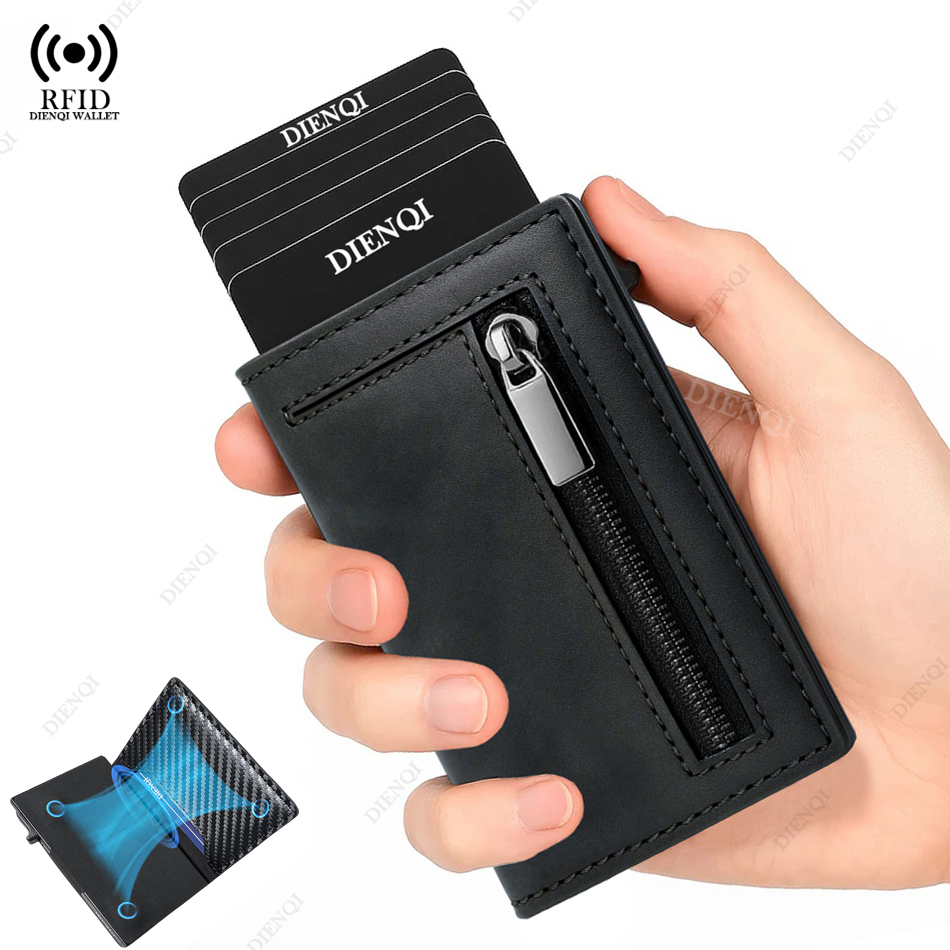 Card Case Minimalist - Tempat Kartu Kredit Magnetik Dompet Pria