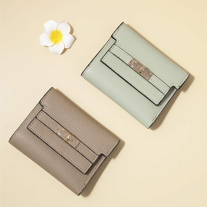 Card Case Minimalist - Dompet Kartu Pendek Wanita Kapasitas Besar,