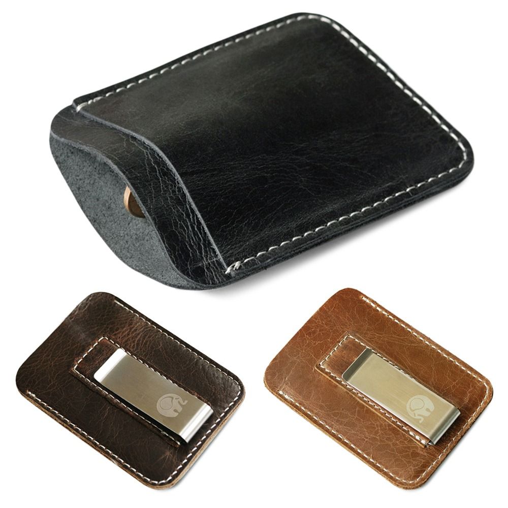 Money Clip Slim - 2024 Klip Uang Kulit Asli Tipis