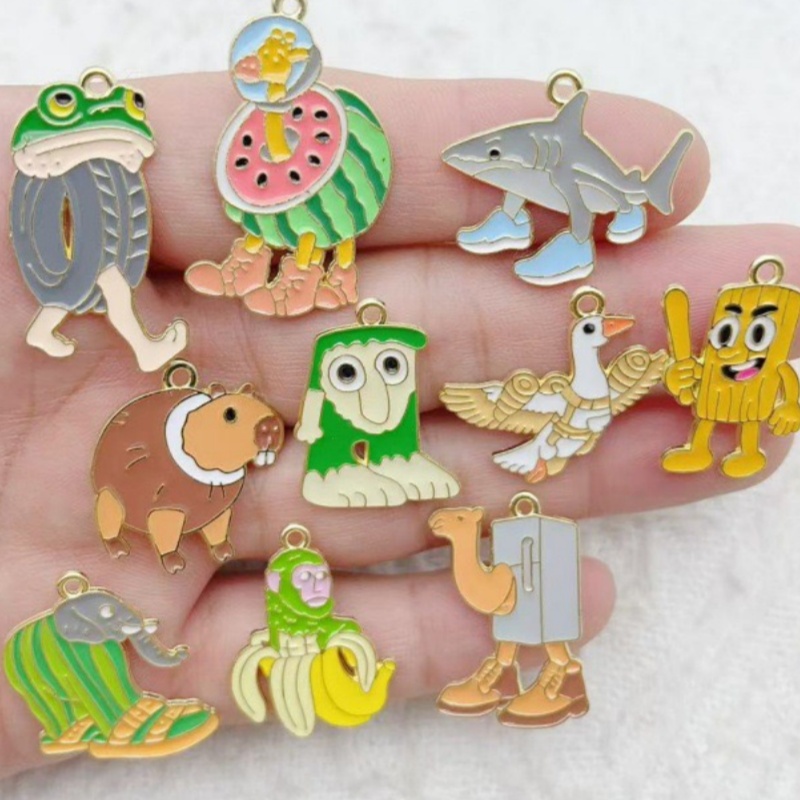 Men'S Accessories Jewelry - 10pcs Perhiasan Kreatif dari Logam Paduan,