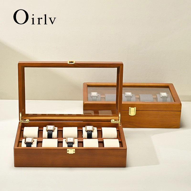Men Accessories Organiser - Oirlv 10 Grid Kotak Jam Tangan