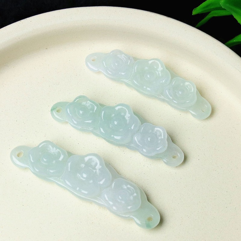 Men'S Accessories Jewelry - 1 buah Kartu Tangan Bunga Zamrud