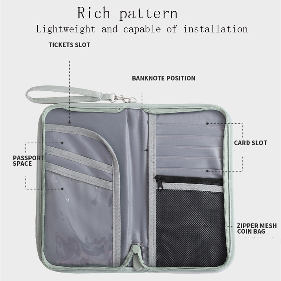 Card Case Minimalist - Dompet perjalanan, 1 Buah dompet pemblokiran