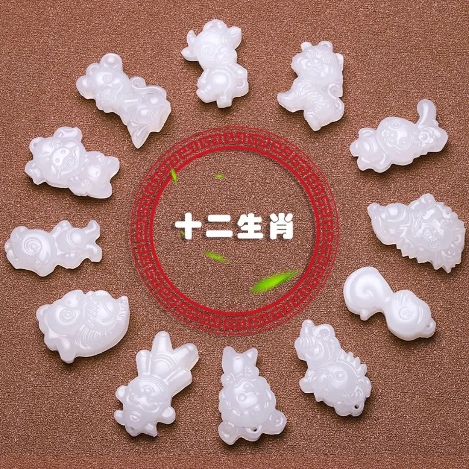 Men Accessories For Hand - Alam Afghanistan Putih Jade Chinese Zodiac