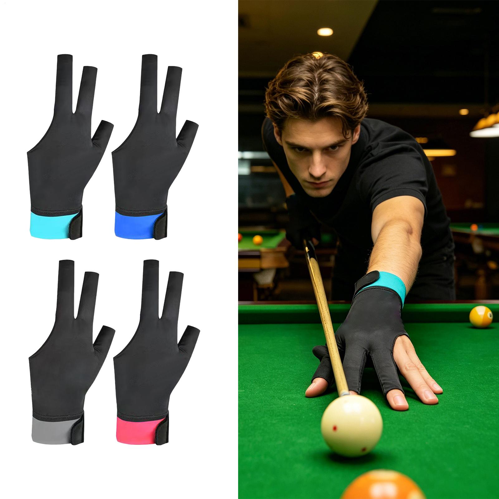 Men Accessories For Hand - Sarung Tangan Biliar 3 Jari Anti-Selip
