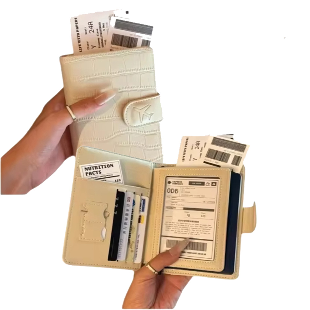 Travel Organizer Men - Sampul Paspor Kulit PU untuk Pria