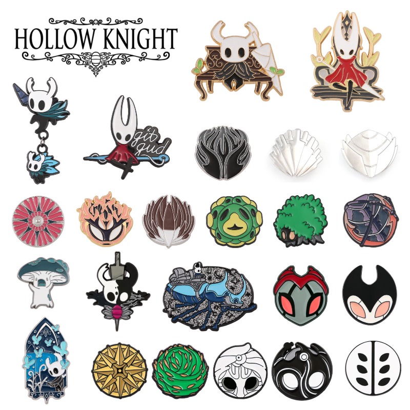 Lapel Pin Enamel - Bros Pin Enamel Hollow Knight Alloy