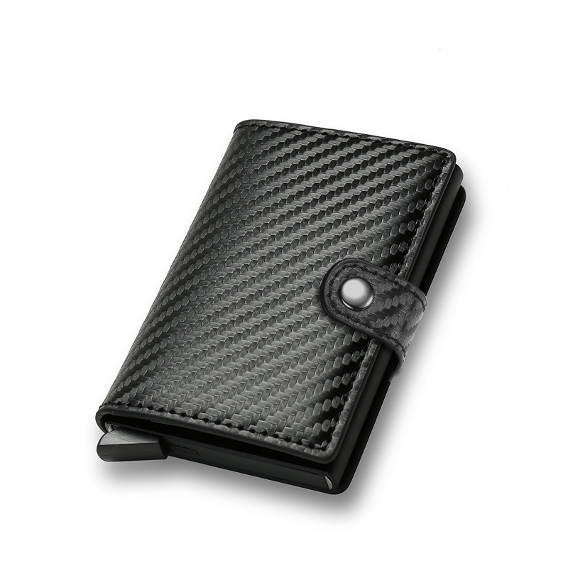 Card Case Minimalist - Dompet Kartu Kredit Serat Karbon Pria
