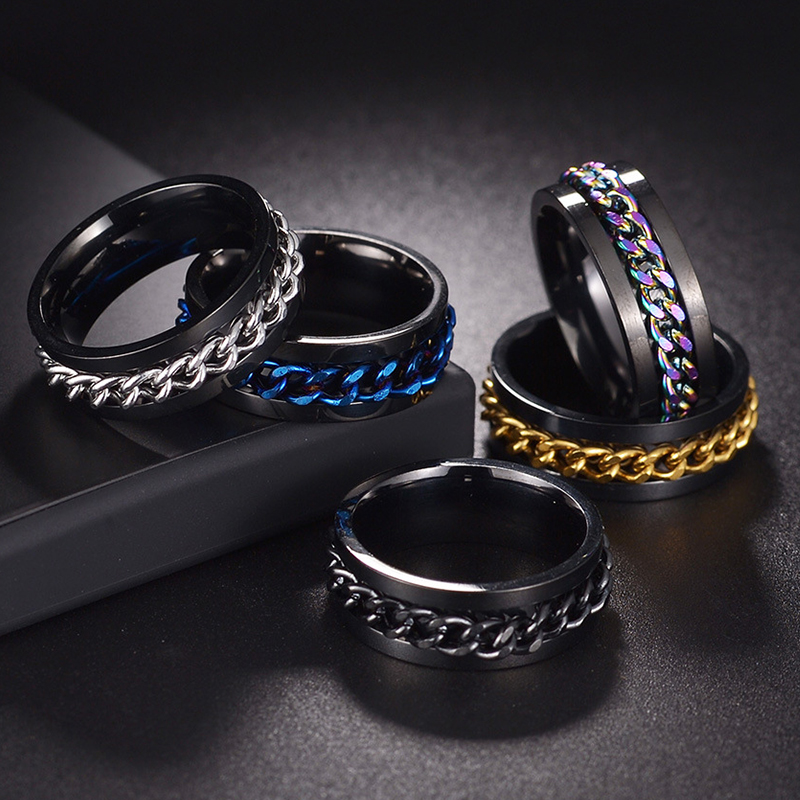 Cincin Pasangan Putar Bahan St - Men Accessories Name ulasan dan harga