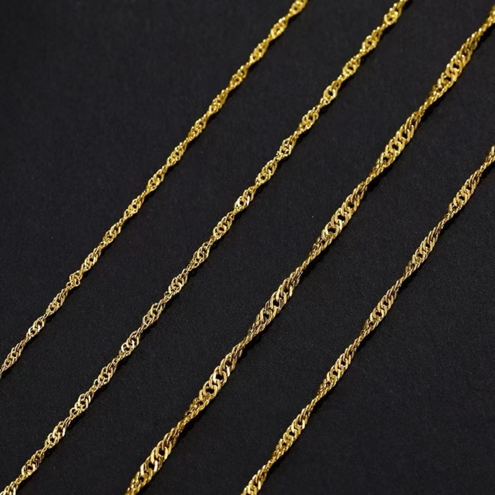 Kalung Rantai Gelombang Air Hi - Men Accessories Singapore ulasan dan harga