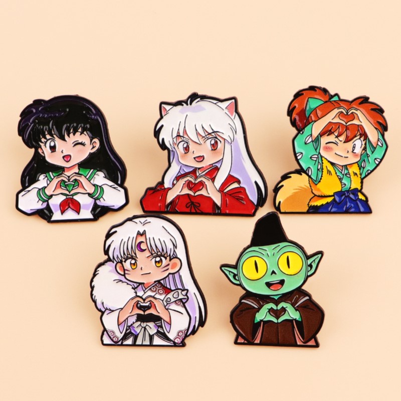 Pin Enamel Bentuk Hati Karakte - Lapel Pin Enamel ulasan dan harga