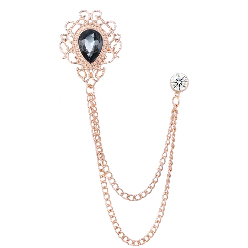 Pin Kerah Kristal Berlian Imit - Men'S Accessories Jewelry ulasan dan harga