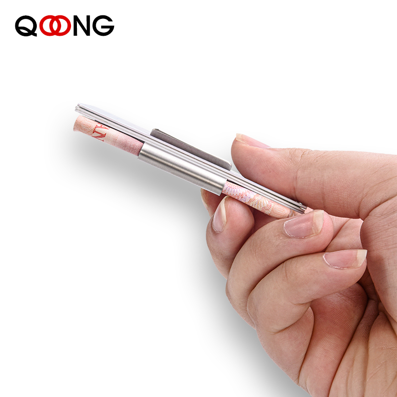 QOONG Stainless Steel Slim Dou - Money Clip Slim ulasan dan harga