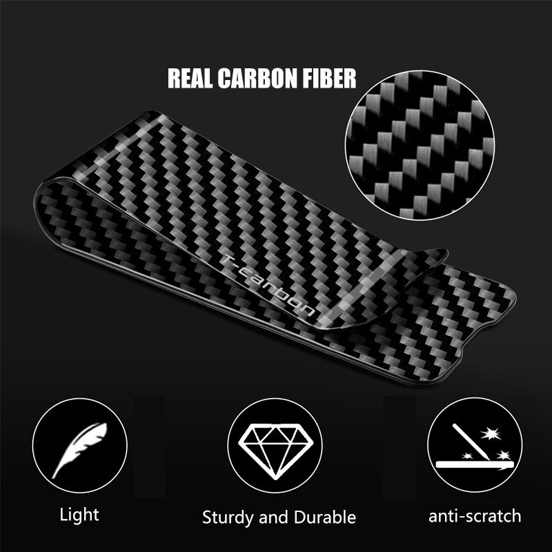 Dompet uang serat karbon, domp - Money Clip Slim ulasan dan harga