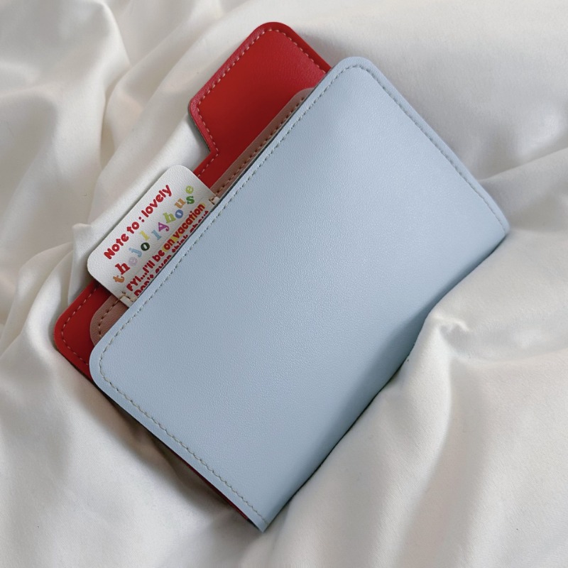 Ins Blok Warna Tempat Paspor D - Travel Organizer Men ulasan dan harga