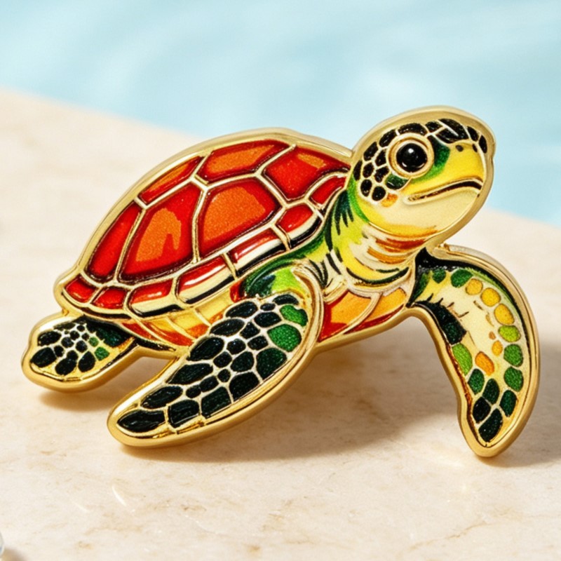 Pin Enamel Hewan Laut yang Cer - Lapel Pin Enamel ulasan dan harga