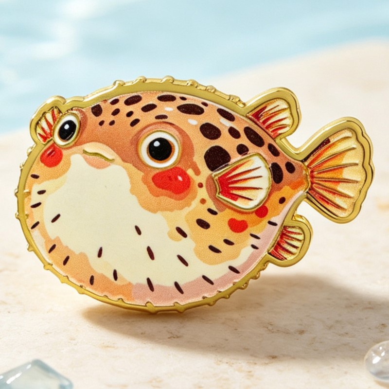 Pin Enamel Hewan Laut yang Cer - Lapel Pin Enamel ulasan dan harga