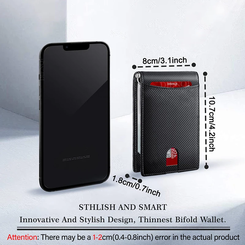 Dompet Kartu Bisnis RFID Pria, - Money Clip Slim ulasan dan harga