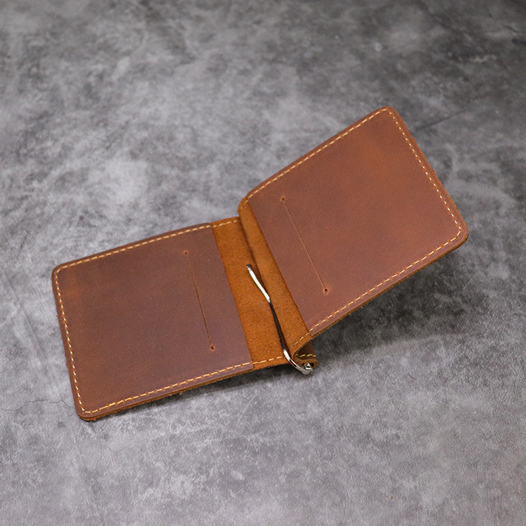 Kulit Asli Buatan Tangan Uang  - Money Clip Slim ulasan dan harga