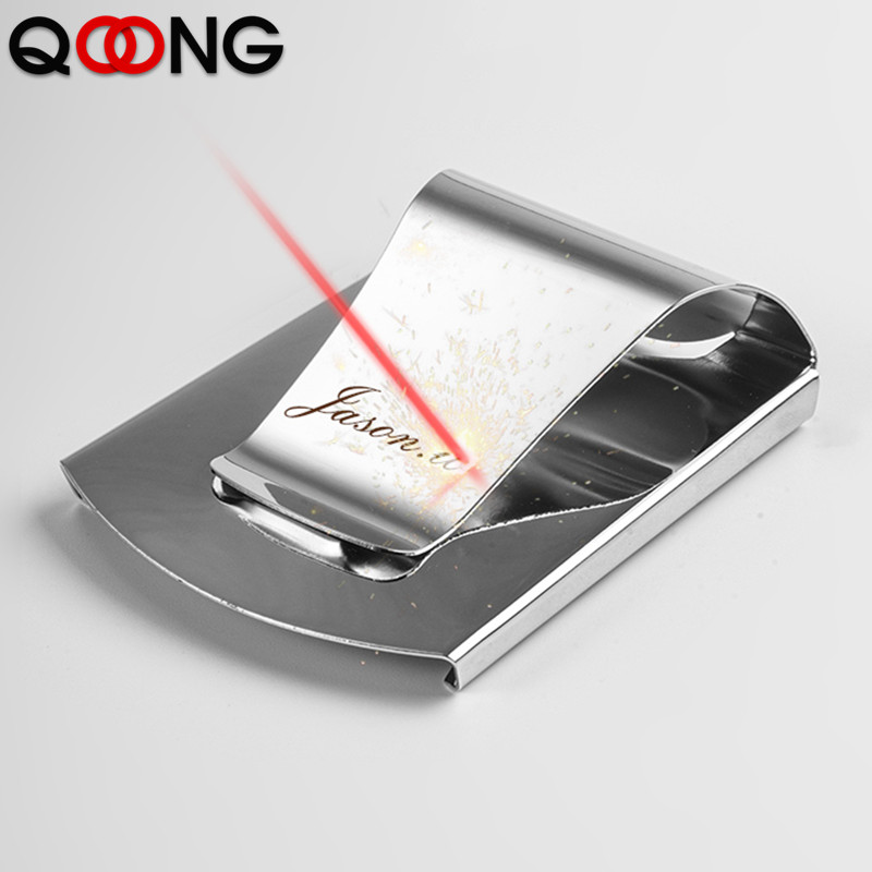Qoong Kustom Huruf Stainless S - Money Clip Slim ulasan dan harga
