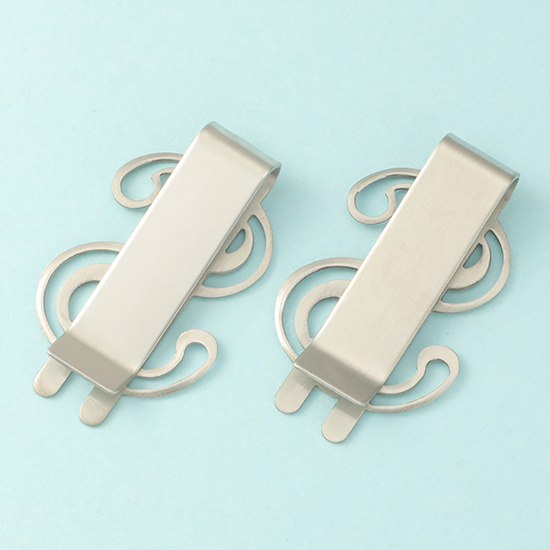 1 buah klip uang ramping baja  - Money Clip Slim ulasan dan harga