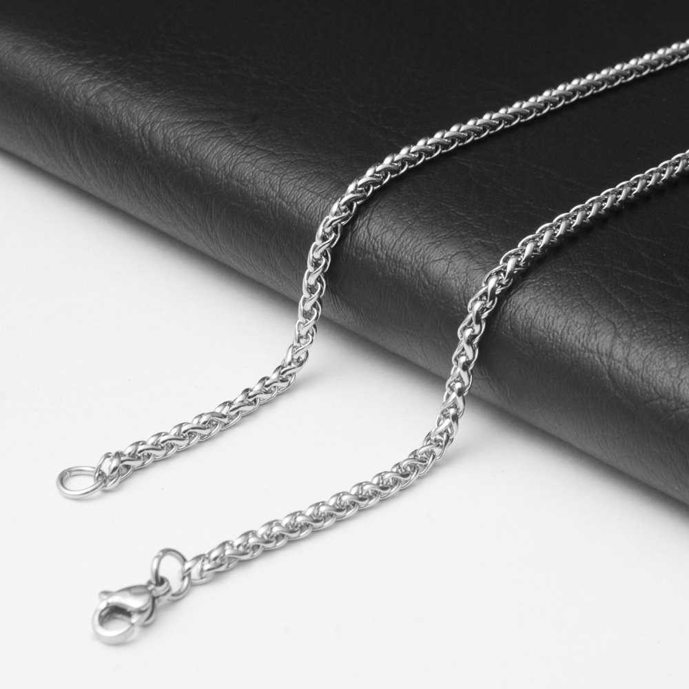 Kalung Rantai Putar Baja Tahan - Men Accessories Singapore ulasan dan harga