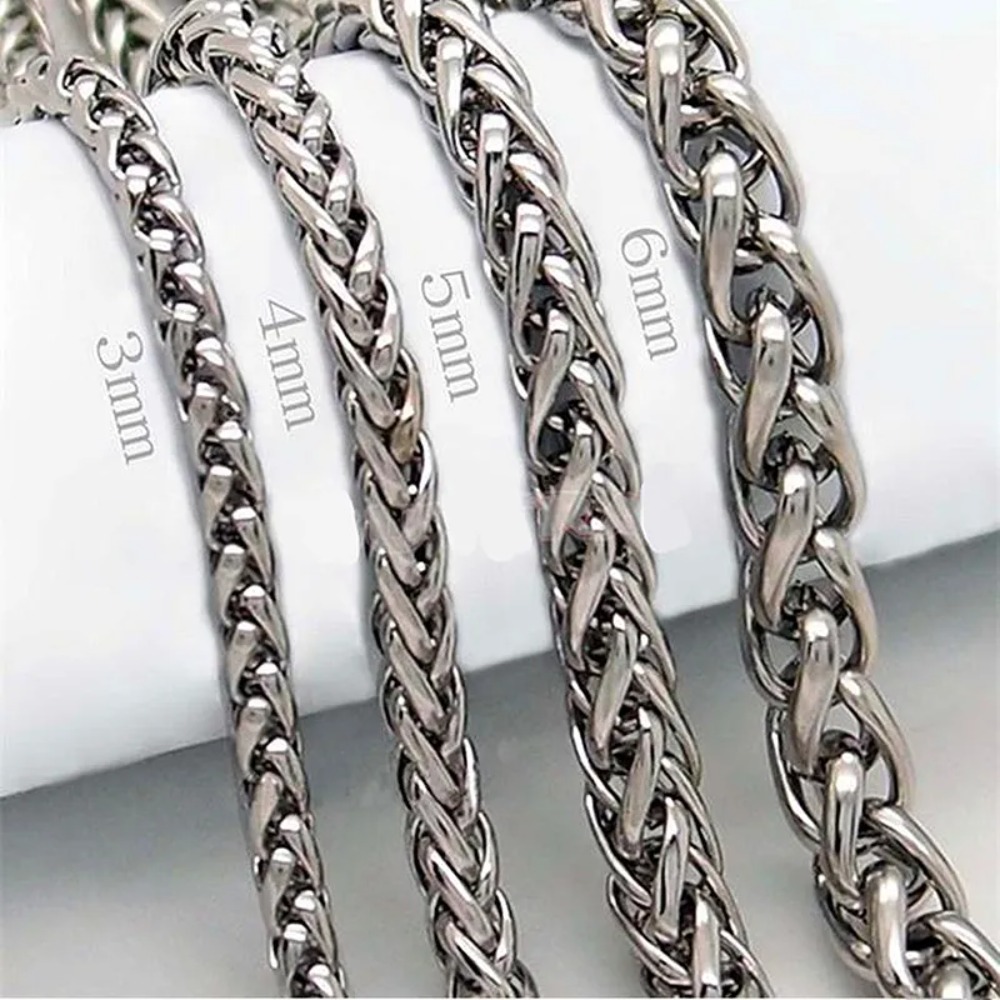 Kalung Rantai Putar Baja Tahan - Men Accessories Singapore ulasan dan harga
