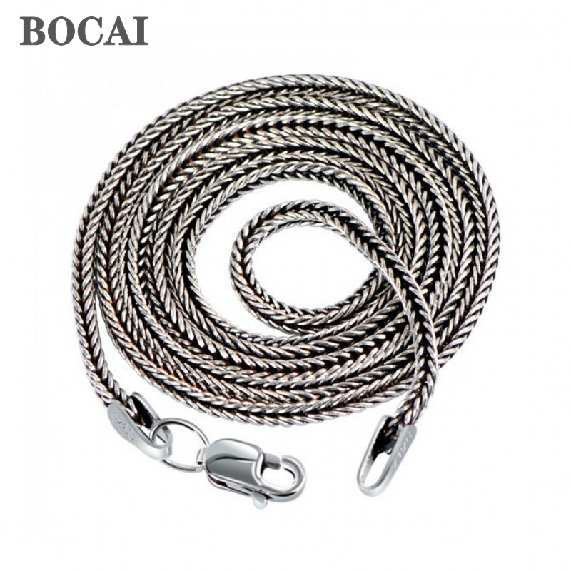 BOCAI asli S925 perhiasan pera - Men Accessories Singapore ulasan dan harga