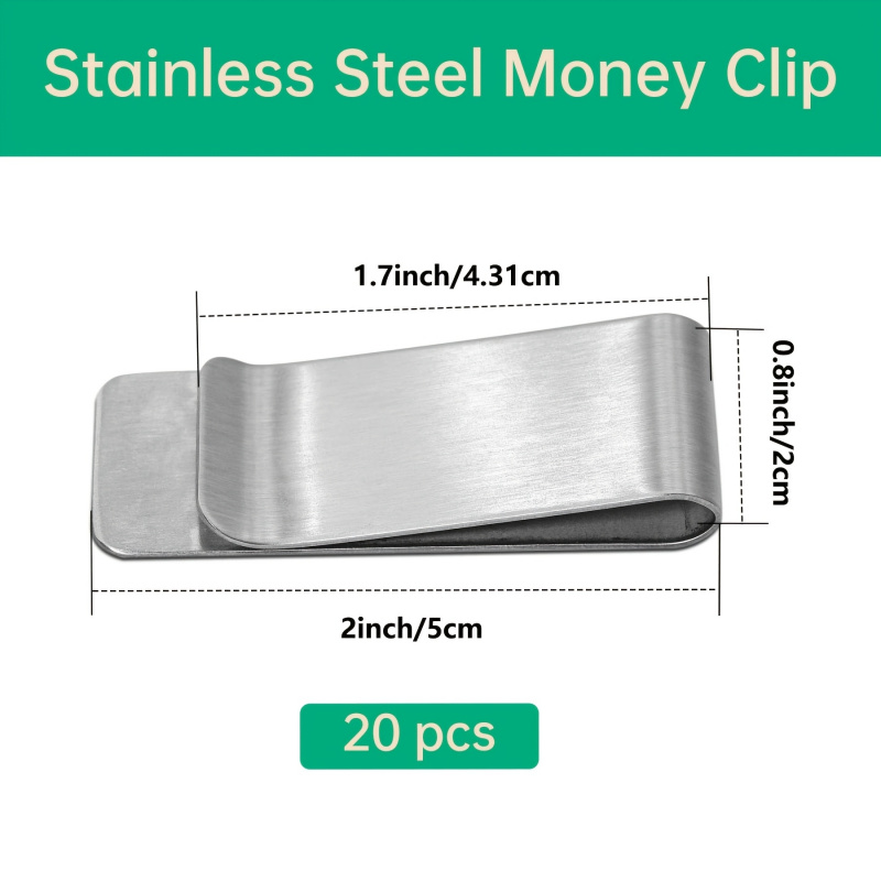 20PCS Dompet Tipis Stainless S - Card Case Minimalist ulasan dan harga