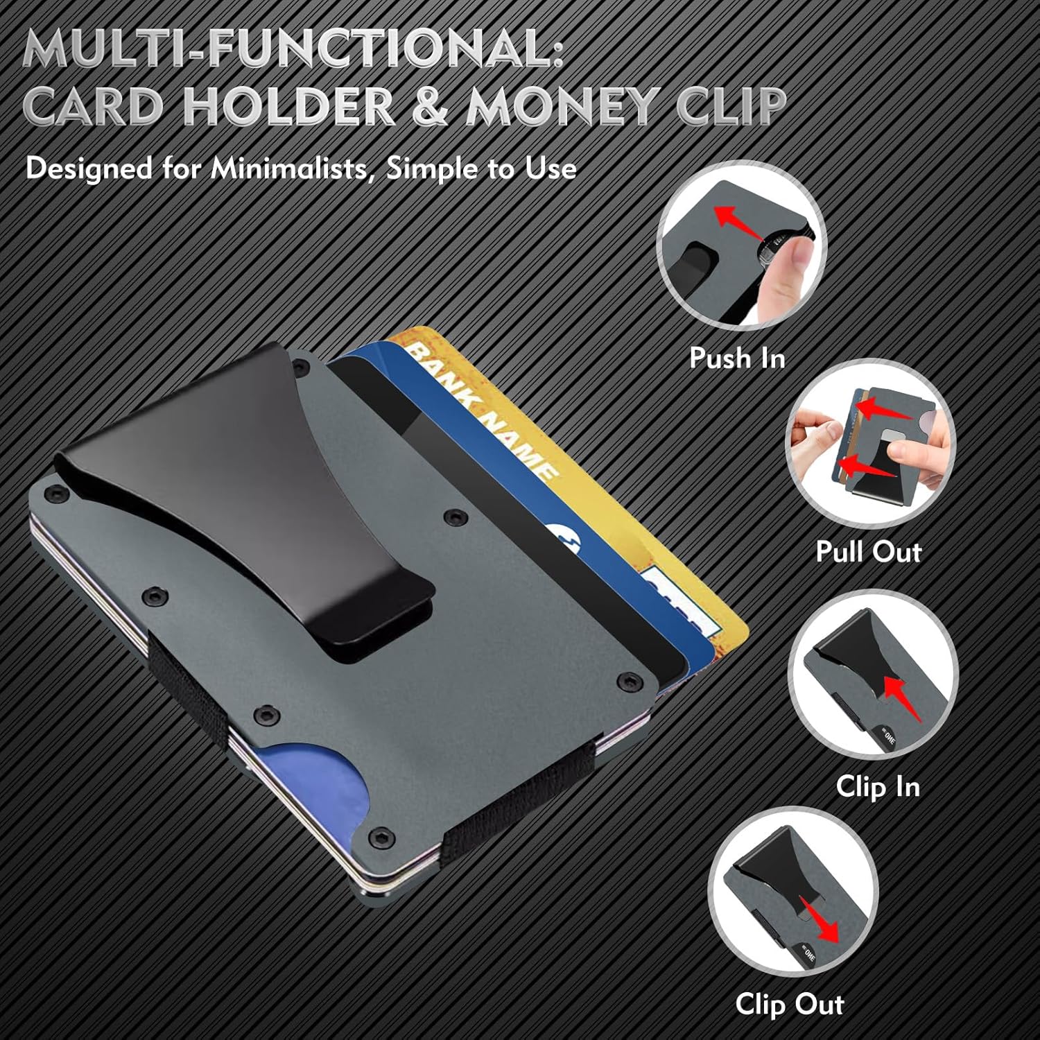 Dompet Wanita untuk Pria & Wan - Money Clip Slim ulasan dan harga