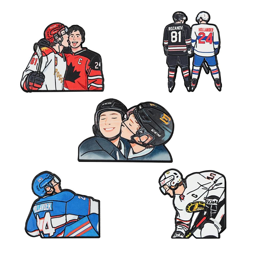 5 Buah Bros Pemain Hoki Es Kar - Lapel Pin Enamel ulasan dan harga