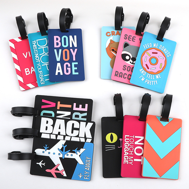 1 Buah Tag Bagasi PVC Hewan Ka - Men Accessories Name ulasan dan harga