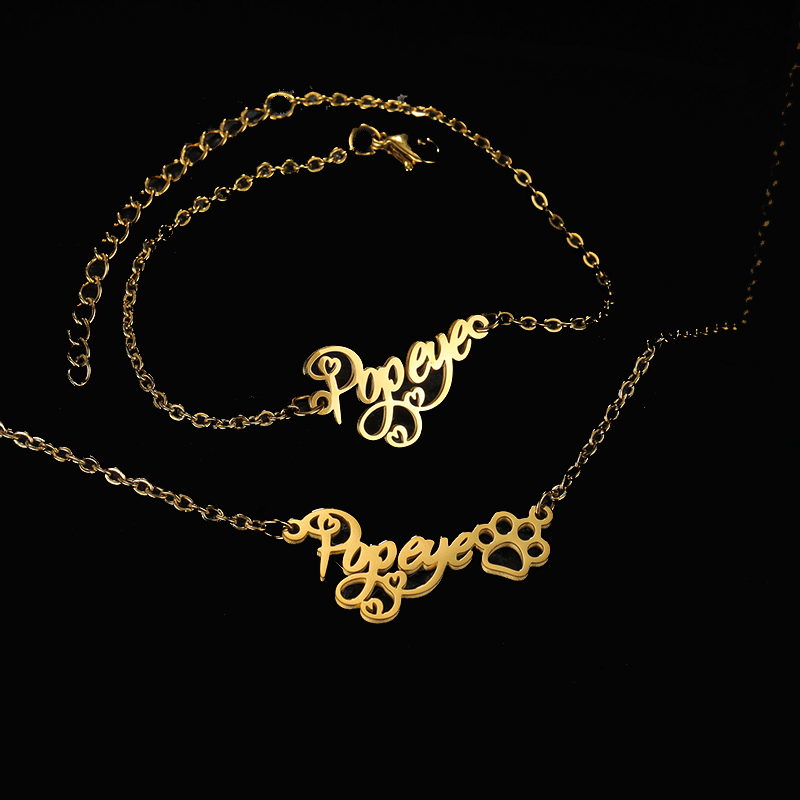 Goxijite Menyesuaikan Nama Kal - Men Accessories Name ulasan dan harga