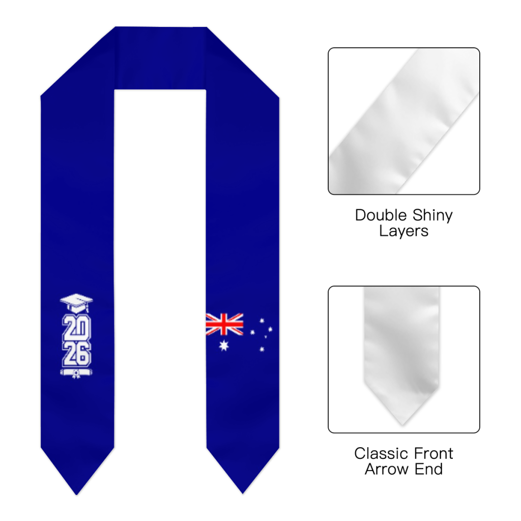 Syal Bendera Australia Wisuda  - Men'S Accessories Australia ulasan dan harga