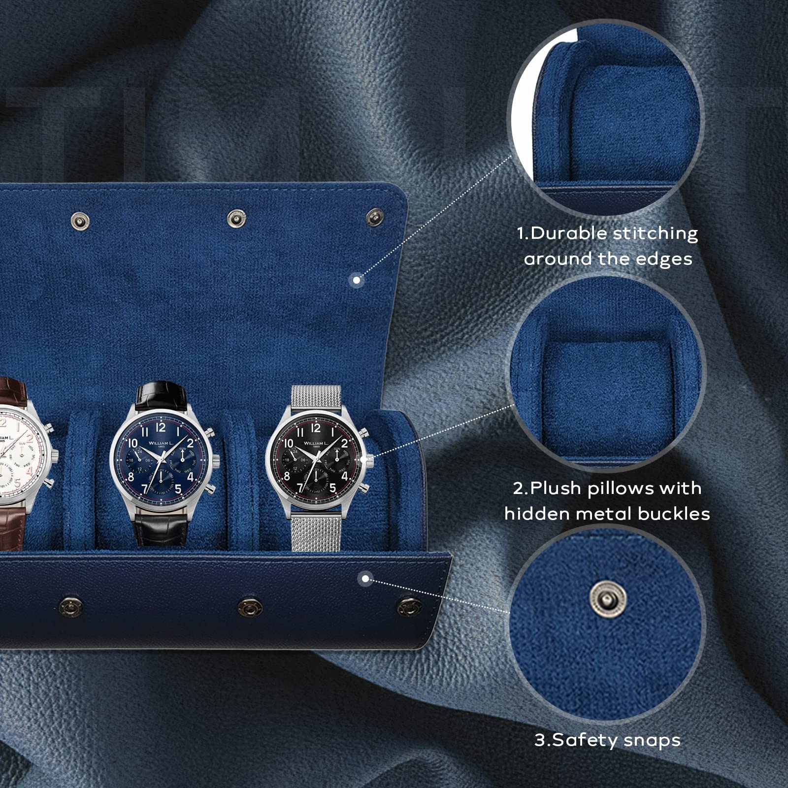 Kotak Penyimpanan Jam Tangan - - Men Accessories Organiser ulasan dan harga