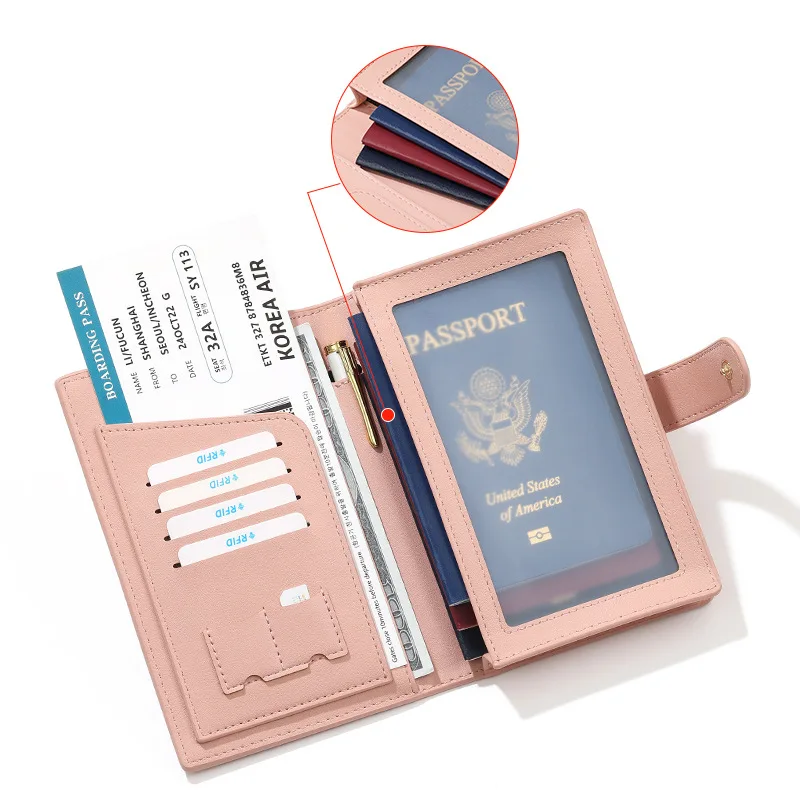 Dompet Paspor Kulit PU Anti RF - Travel Organizer Men ulasan dan harga