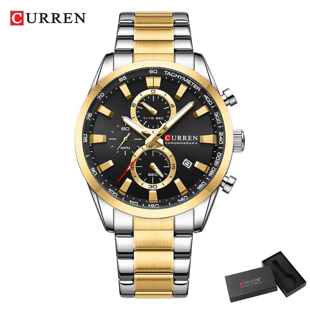 CURREN Jam Tangan Olahraga Chr - Men'S Accessories Jewelry ulasan dan harga
