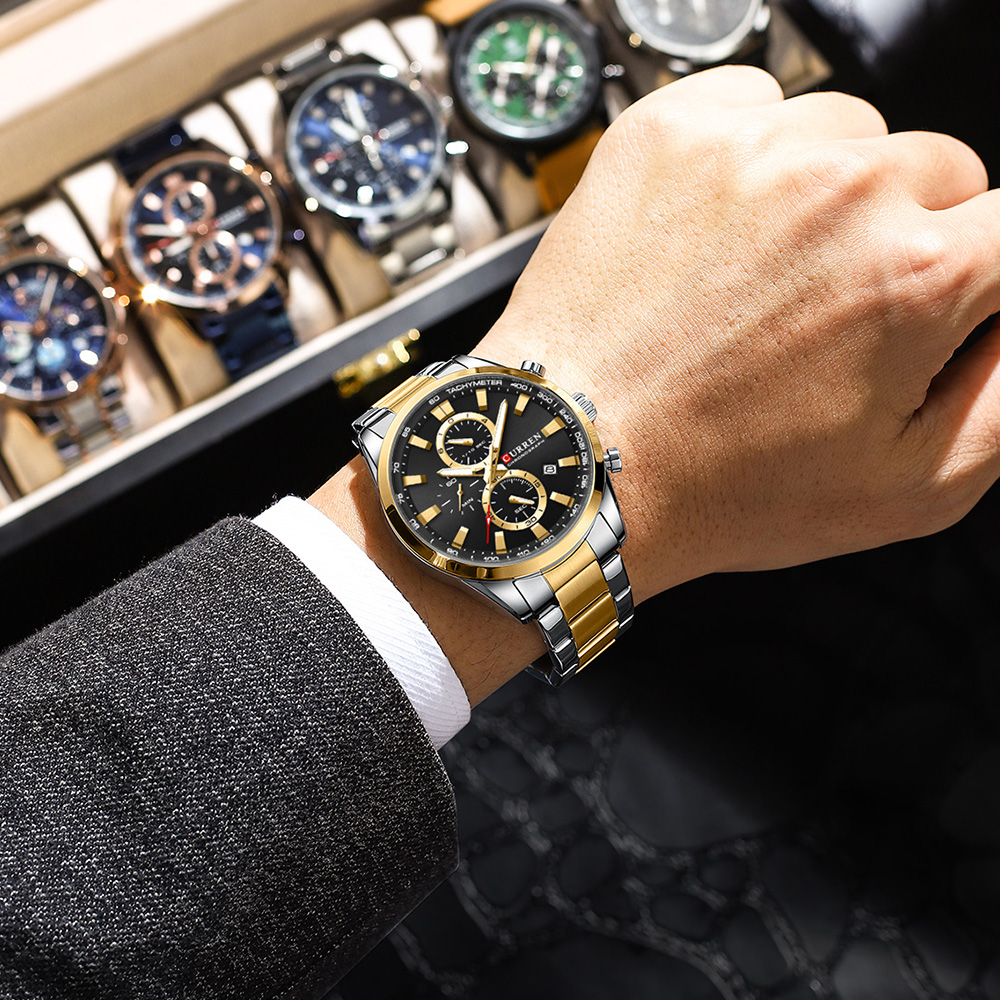 CURREN Jam Tangan Olahraga Chr - Men'S Accessories Jewelry ulasan dan harga