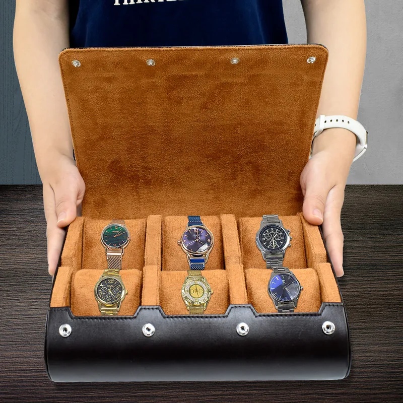 6 Slot Kotak Penyimpanan Jam T - Men Accessories Organiser ulasan dan harga