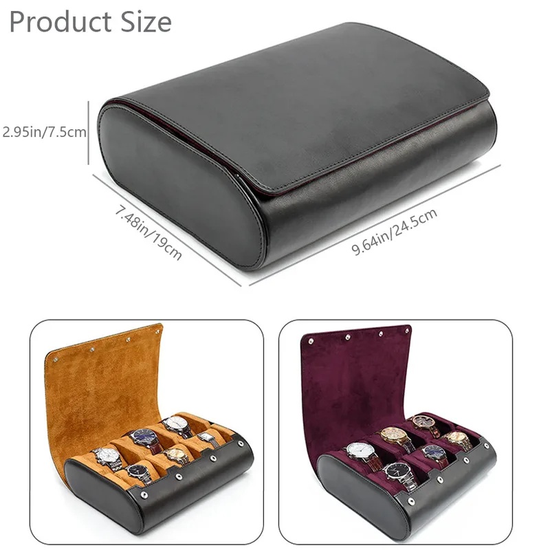 6 Slot Kotak Penyimpanan Jam T - Men Accessories Organiser ulasan dan harga