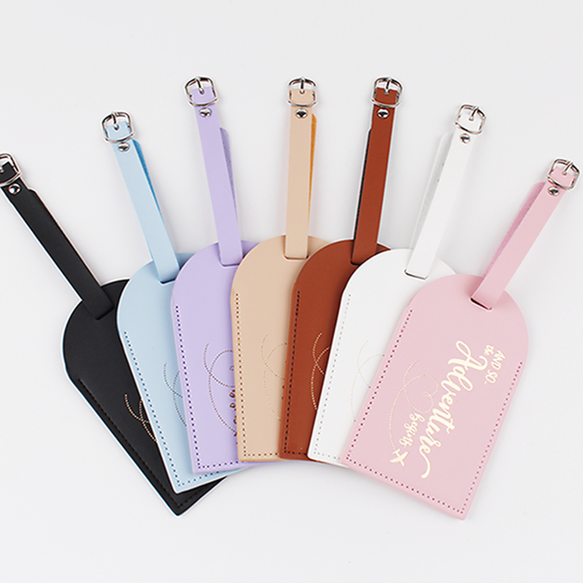 1 Buah Label Bagasi Kulit PU P - Men Accessories Name ulasan dan harga