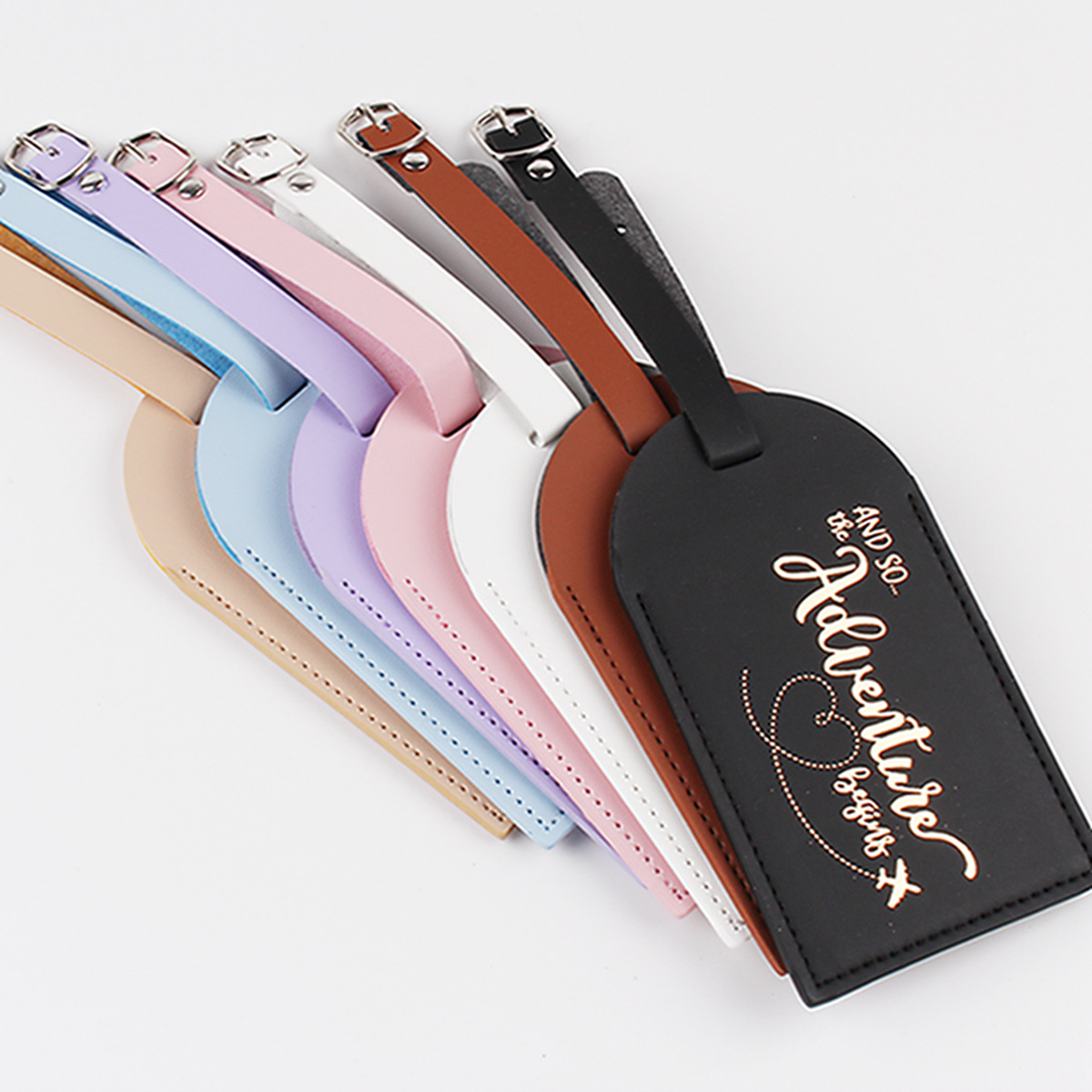1 Buah Label Bagasi Kulit PU P - Men Accessories Name ulasan dan harga