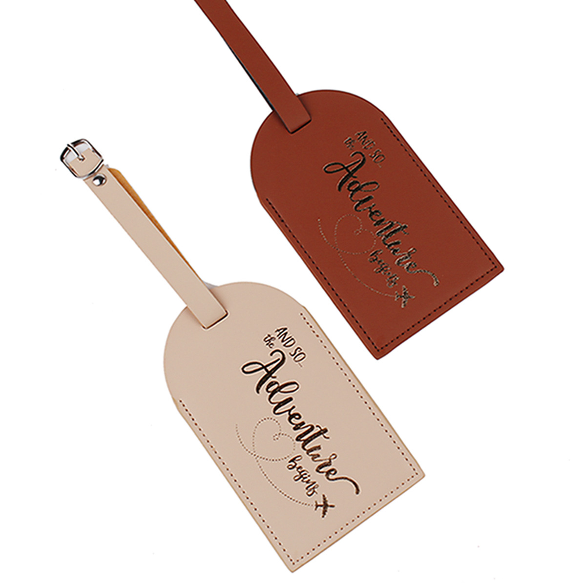 1 Buah Label Bagasi Kulit PU P - Men Accessories Name ulasan dan harga